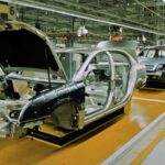 Car Assembly Line Stock Photo