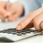 Calculator Stock Photo