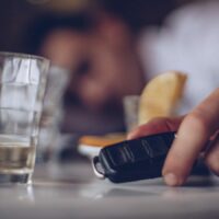 Drunk Man In A Bar Stock Photo
