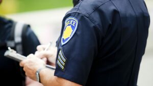 Police Writing Ticket