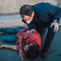 pedestrian hit by car